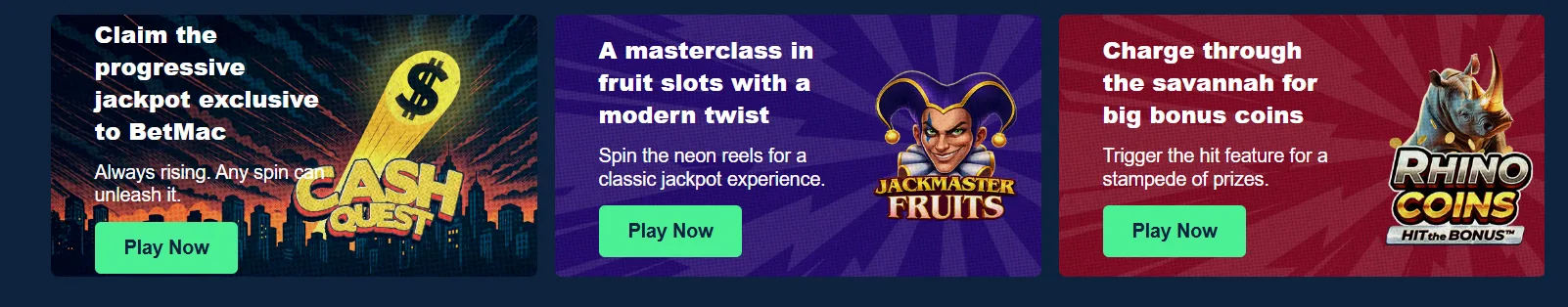 betmac casino banner